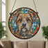 Border Terrier Stained Glass Effect Suncatcher